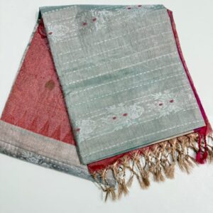 BRAHMAKHODAL Dharmavaram Pattu Saree Pure Silk Zari Weaving Floral Border Rich Pallu