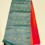 Women's Dharmavaram banarasi silk Woven Design Saree With Unstitched Blouse Piece