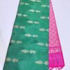 Dharmavaram Pattu Saree Cotton South Silk Pure Zari Border With Blouse Piece